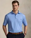 Polo Ralph Lauren Polo Pony-embroidered Cotton Polo Shirt In Grid Texture
