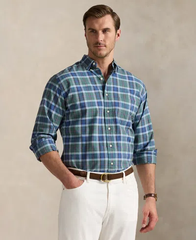 Polo Ralph Lauren Men's Big & Tall Plaid Oxford Shirt In Multi