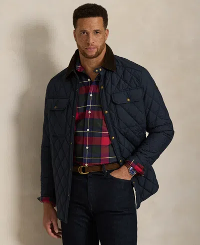 POLO RALPH LAUREN MEN'S BIG & TALL PLAID OXFORD SHIRT