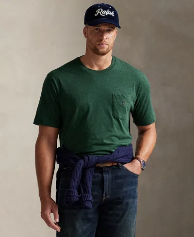 Polo Ralph Lauren Men's Big & Tall Pocket Jersey T-shirt In Green
