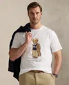 Polo Ralph Lauren White Polo Bear T-shirt Custom Slim-fit