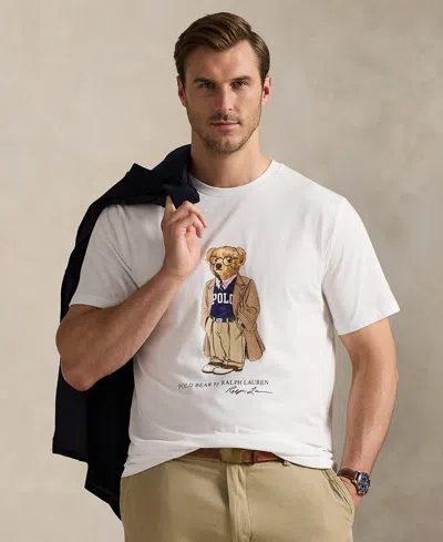 POLO RALPH LAUREN MEN'S BIG & TALL POLO BEAR JERSEY T-SHIRT