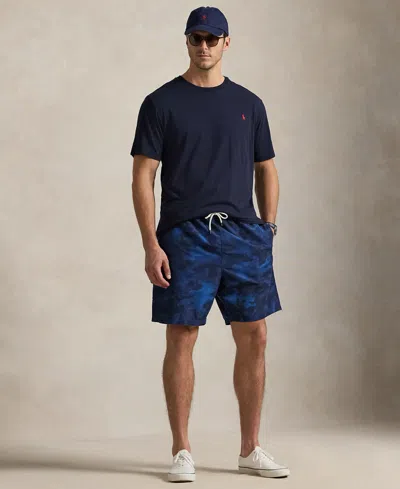 Polo Ralph Lauren Men's Big & Tall Printed Swim Shorts In Blue