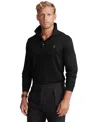 Polo Ralph Lauren Men's Big & Tall Soft Cotton Long-sleeve Polo Shirt In Polo Black