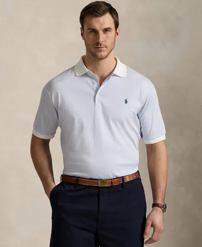 Polo Ralph Lauren Men's Big & Tall Soft Cotton Polo Shirt In White