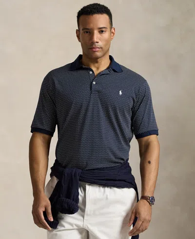 Polo Ralph Lauren Men's Big & Tall Soft Cotton Polo Shirt In Blue