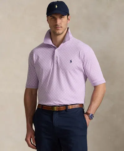 Polo Ralph Lauren Men's Big & Tall Soft Cotton Polo Shirt In Purple