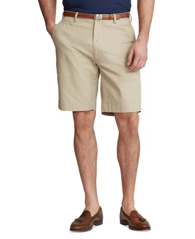 Polo Ralph Lauren Men's Big & Tall Stretch Classic-fit Chino Shorts In Khaki Tan