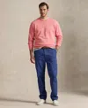 Polo Ralph Lauren Relaxed-fit Loopback Fleece Sweatshirt In Pink