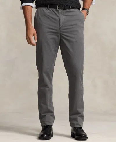 Polo Ralph Lauren Men's Big & Tall Stretch Straight Fit Chino In Gray