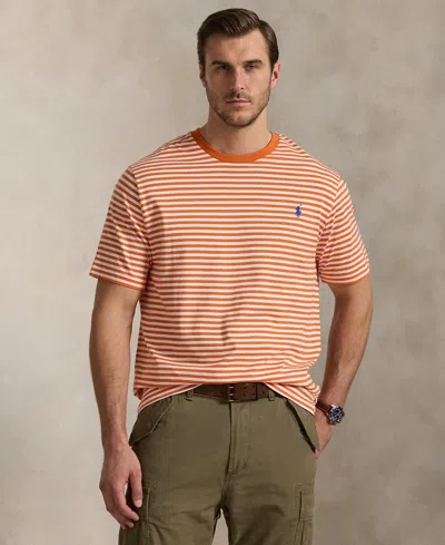 Polo Ralph Lauren Men's Big & Tall Striped Jersey T-shirt In Multi