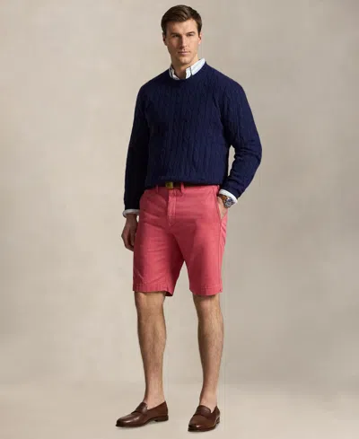 Polo Ralph Lauren Men's Big & Tall Surplus Relaxed-fit Chino Shorts In Pink