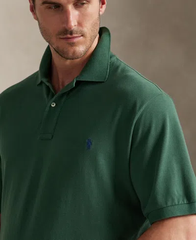 Polo Ralph Lauren Men's Big & Tall The Iconic Mesh Polo Shirt In Green