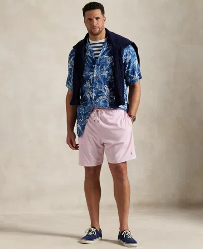 POLO RALPH LAUREN MEN'S BIG & TALL TRAVELER STRETCH CLASSIC FIT SWIM TRUNKS