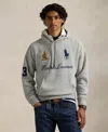 Polo Ralph Lauren Men's Big Pony 20th Anniversary Long Sleeve Hoodie In Gray