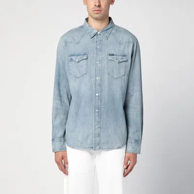 Polo Ralph Lauren Men's Blue Blue Shirt
