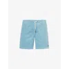 Polo Ralph Lauren Mens Blue Note Brand-embroidered Drawstring Corduroy Shorts In Blue Note