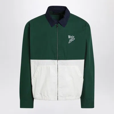 Polo Ralph Lauren Men's //blue Zippe Jacket With Logo