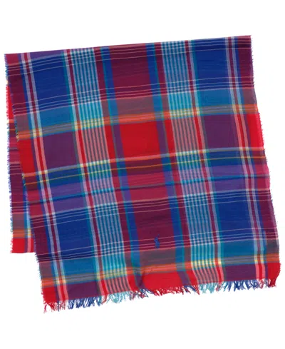 Polo Ralph Lauren Men's Bright Plaid Scarf
