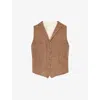 POLO RALPH LAUREN HERRINGBONE V-NECK REGULAR-FIT WOOL GILET