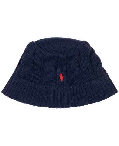 Polo Ralph Lauren Men's Cable Knit Bucket Hat In Blue