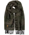 Polo Ralph Lauren Men's Camo Jacquard Scarf In Olive Camo