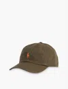 Polo Ralph Lauren Mens Canopy Olive Chino Ball Brand Embroidery Cotton Cap