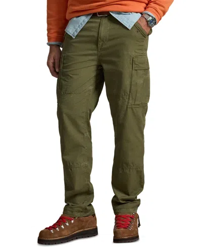 Polo Ralph Lauren Men's Canvas Cargo Pants In Green