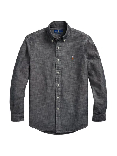 Polo Ralph Lauren Men's Chambray Sport Shirt In Green