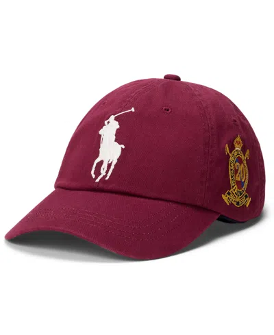 Polo Ralph Lauren Men's Chino Cap In Burgundy