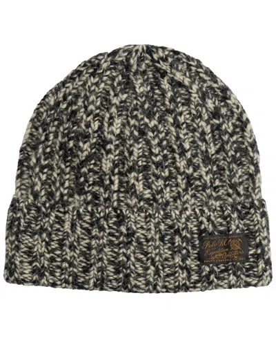 Polo Ralph Lauren Men's Chunky Ragg Beanie In Black