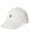 Polo Ralph Lauren Mens Classic Logo-embroidered Adjustable Cotton Cap Pale Cream