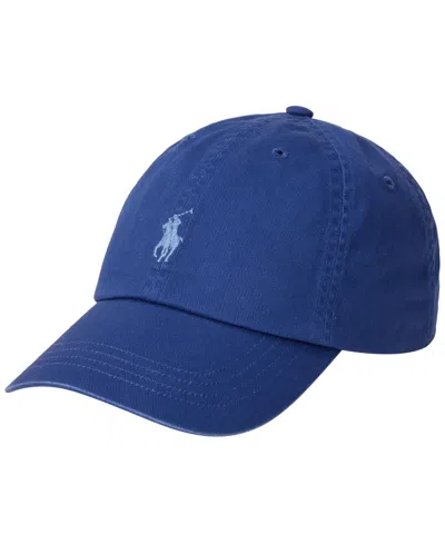 Polo Ralph Lauren Men's Classic Chino Cap In Blue Yacht W,c7553