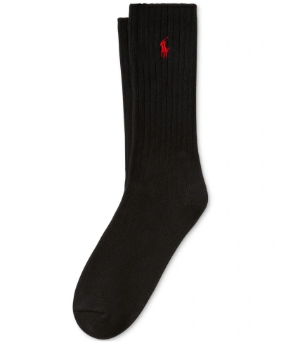 Polo Ralph Lauren Men's Classic Crew Socks In Black