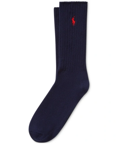 Polo Ralph Lauren Men's Classic Crew Socks In Dark Blue