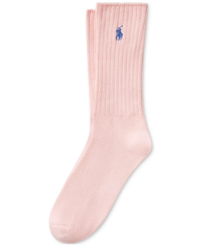 Polo Ralph Lauren Men's Classic Crew Socks In Pink