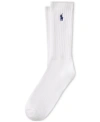Polo Ralph Lauren Men's Single Classic Crew Socks In White