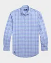 Polo Ralph Lauren Men's Classic-fit Checked Poplin Sport Shirt In Bluegreen