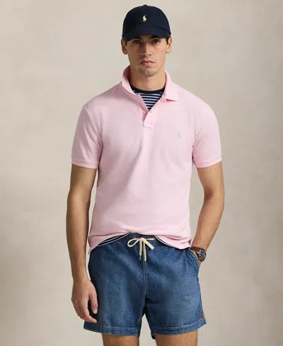 Polo Ralph Lauren Men's Classic-fit Cotton Polo Shirt In Pink