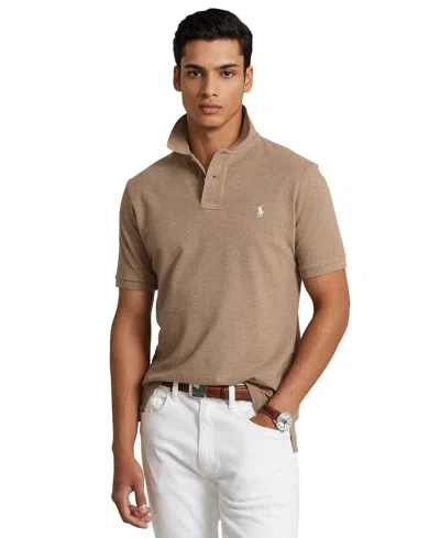 Polo Ralph Lauren Men's Classic-fit Cotton Polo Shirt In Brown