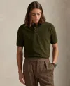 Polo Ralph Lauren Cotton Mesh Classic Fit Polo Shirt In Green