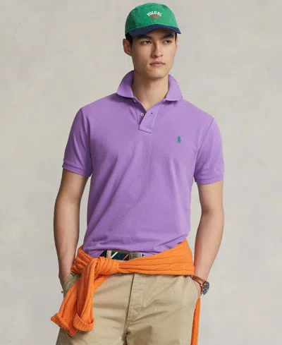 Polo Ralph Lauren Men's Classic-fit Cotton Polo Shirt In Purple