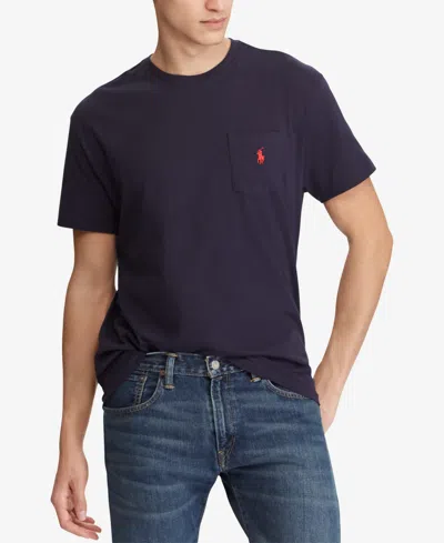 POLO RALPH LAUREN MEN'S CLASSIC FIT CREW NECK POCKET T-SHIRT