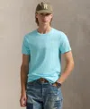 Polo Ralph Lauren Crewneck Fitted T-shirt Short Sleeves In Blue