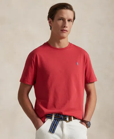 Polo Ralph Lauren Logo-detail Short-sleeved T-shirt In Red