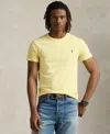 Polo Ralph Lauren Men's Classic Fit Crew Neck T-shirt In Yellow
