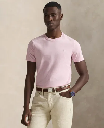 Polo Ralph Lauren Men's Classic Fit Crew Neck T-shirt In Pink