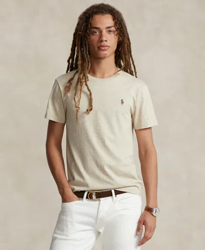 Polo Ralph Lauren Men's Classic Fit Crew Neck T-shirt In Gray