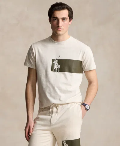 Polo Ralph Lauren Men's Classic-fit Crewneck T-shirt In Brown