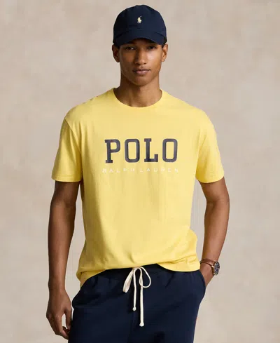 Polo Ralph Lauren Men's Classic-fit Crewneck T-shirt In Yellow